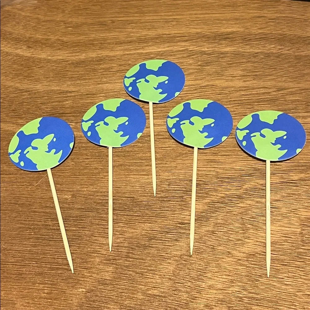 Outer space cupcake toppers zuland 30 pack